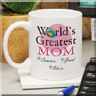 Personalized Mom Coffee Mug